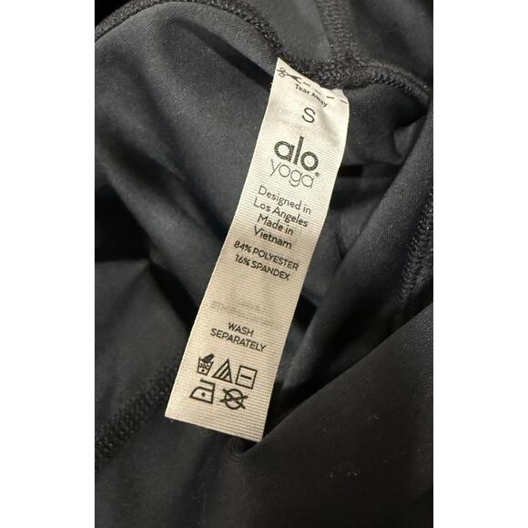 ALO Yoga High Waist Airlift Capri Legging Black Small NWT - Picture 6 of 7